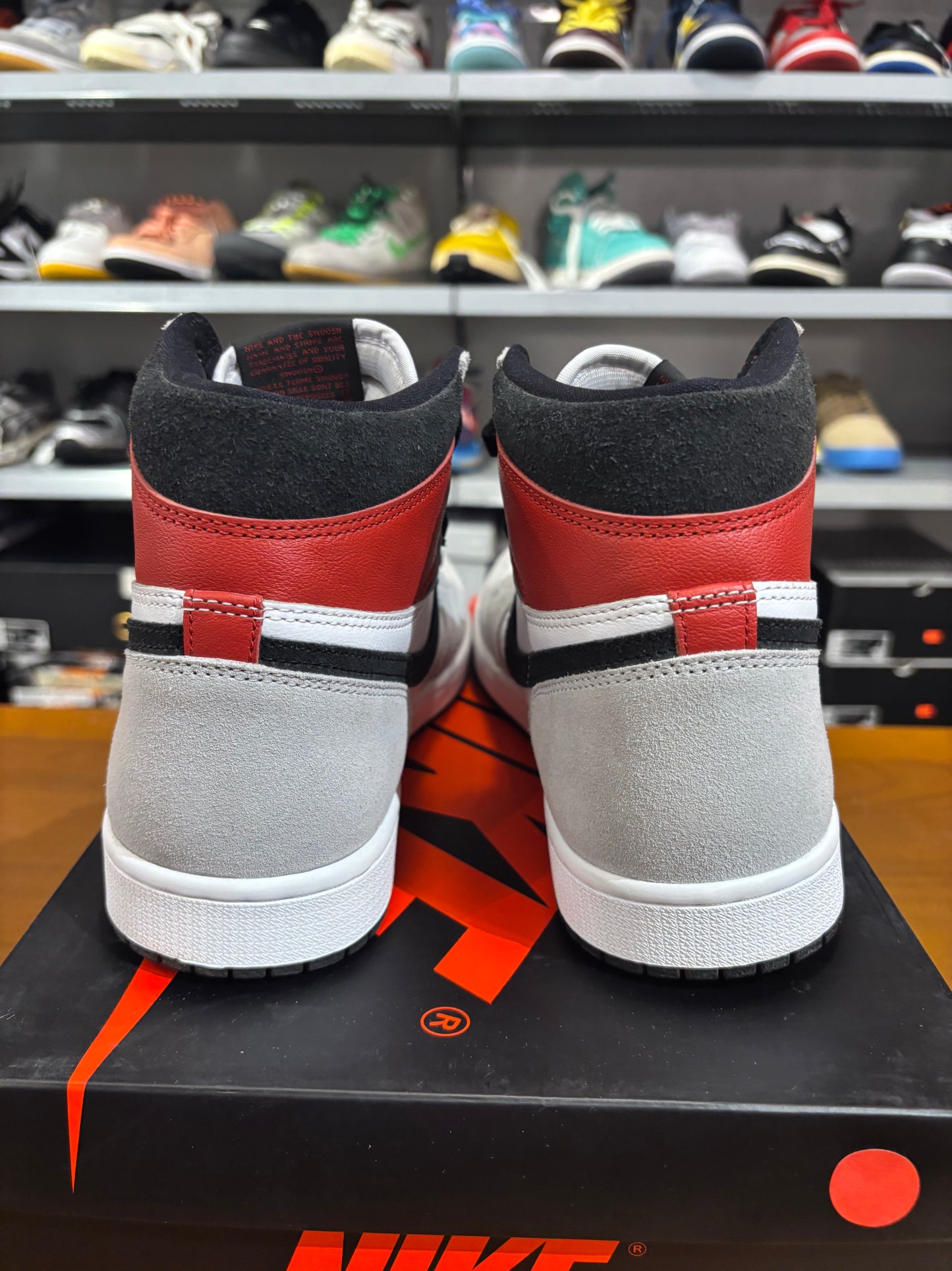 Preowned Air Jordan 1 Light Smoke Grey