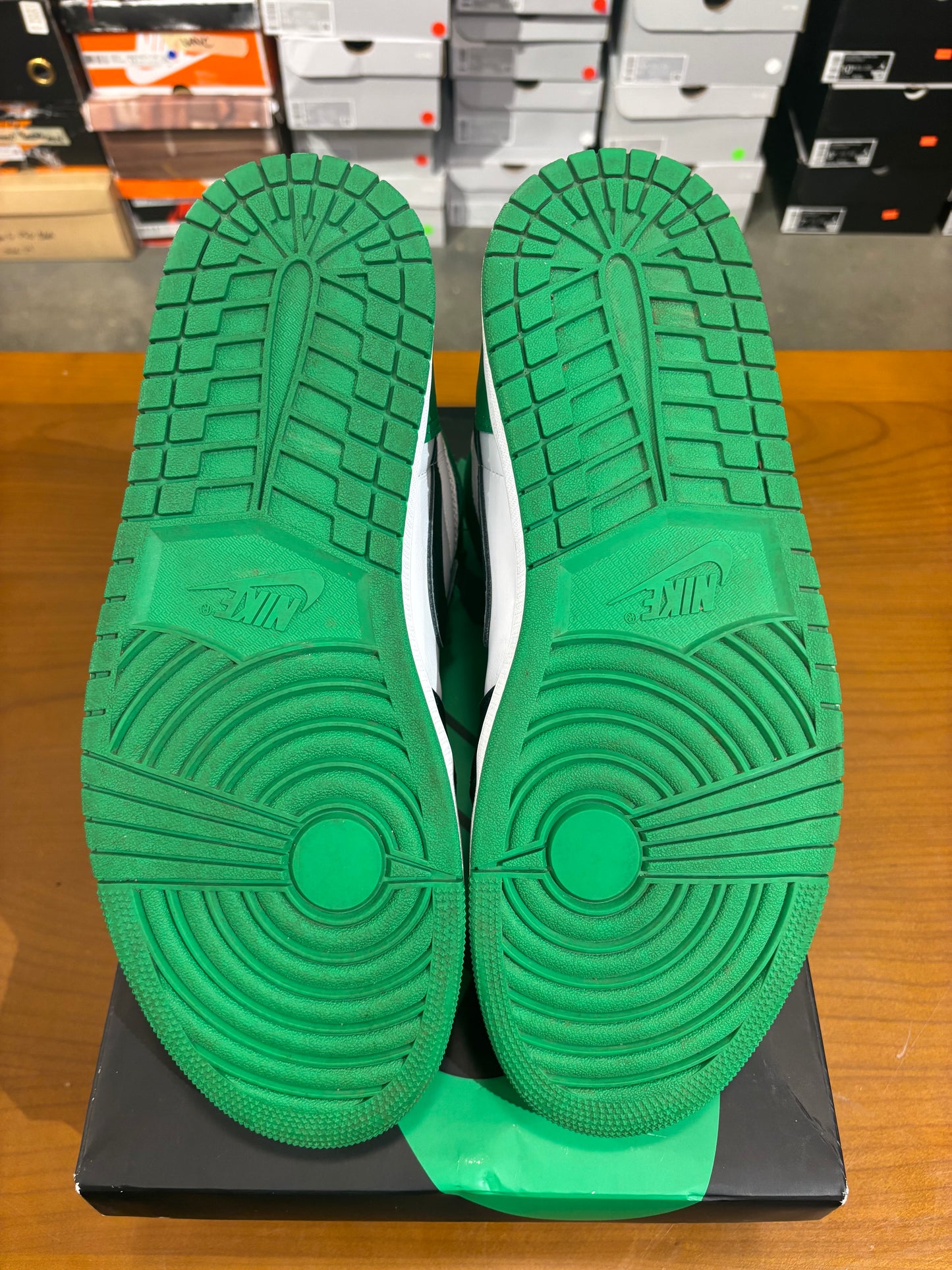 Preowned Air Jordan 1 Lucky Green