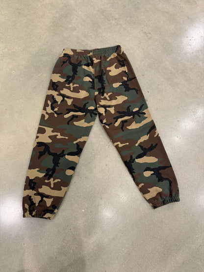 Supreme Satin Applique Sweatpants Woodland Camo