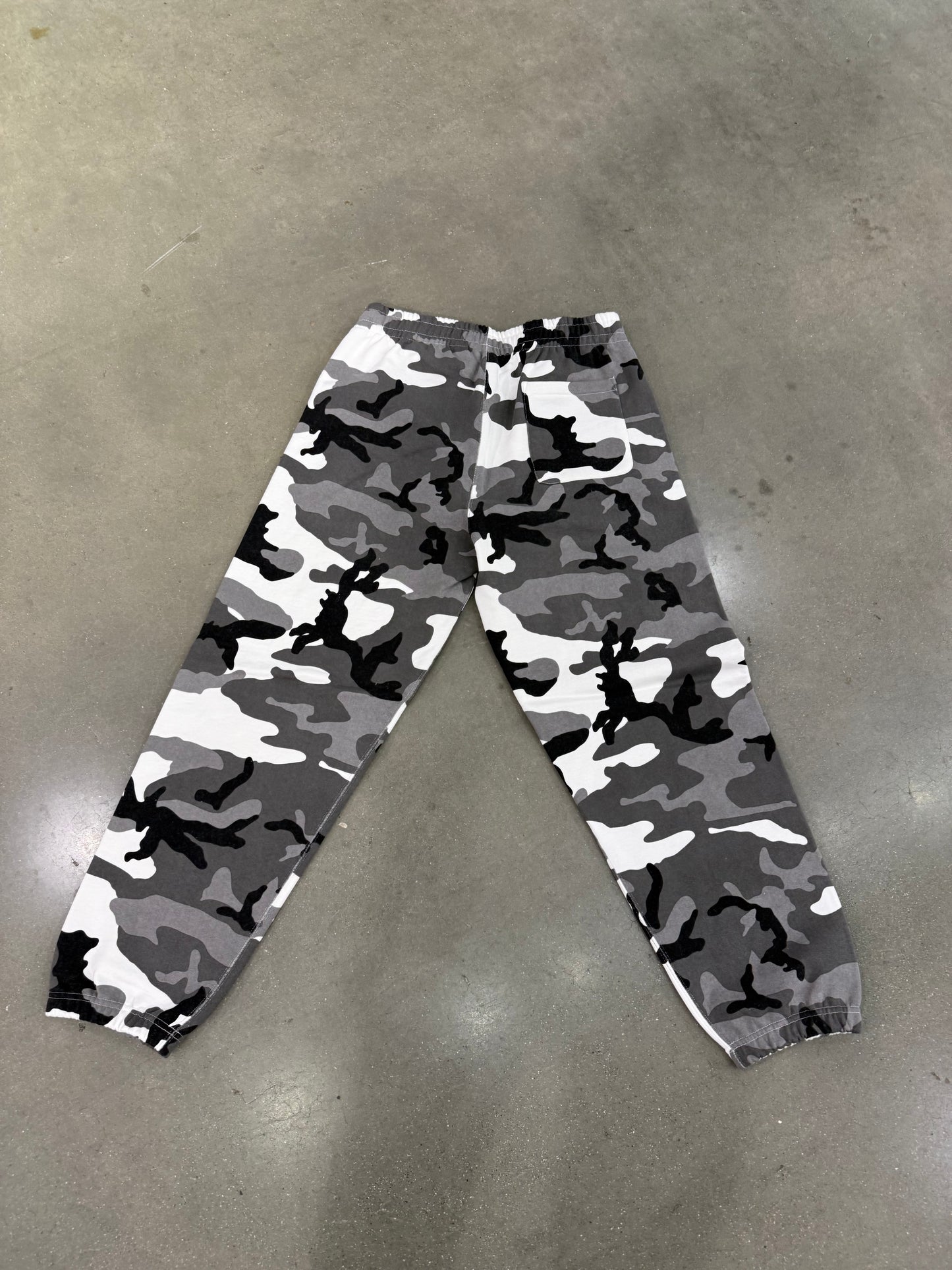 Supreme Satin Applique Sweatpants Snow Camo