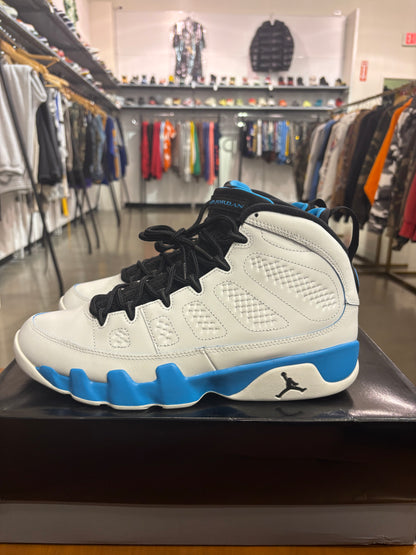 Preowoned Air Jordan 9 Powder Blue