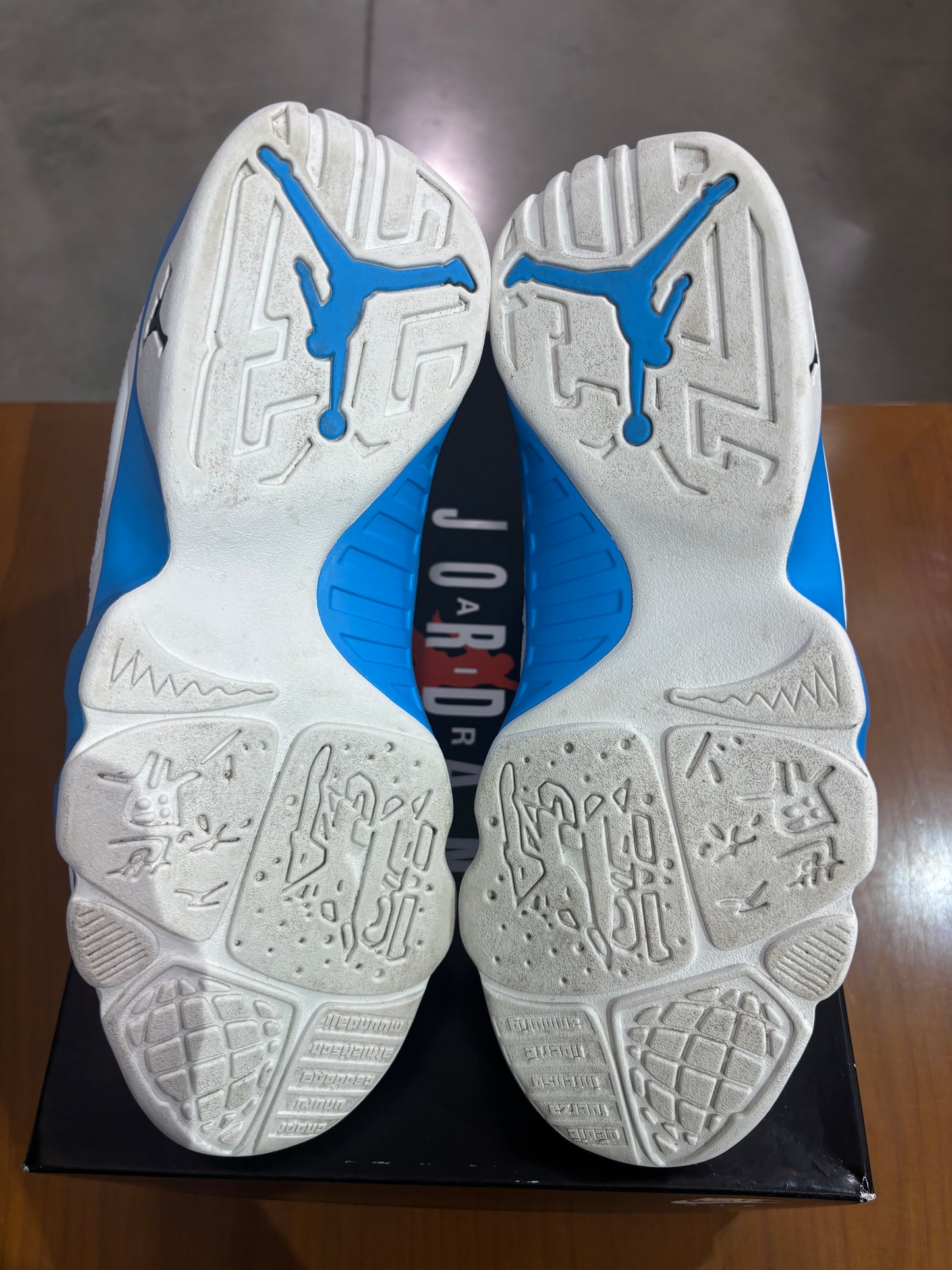 Preowoned Air Jordan 9 Powder Blue