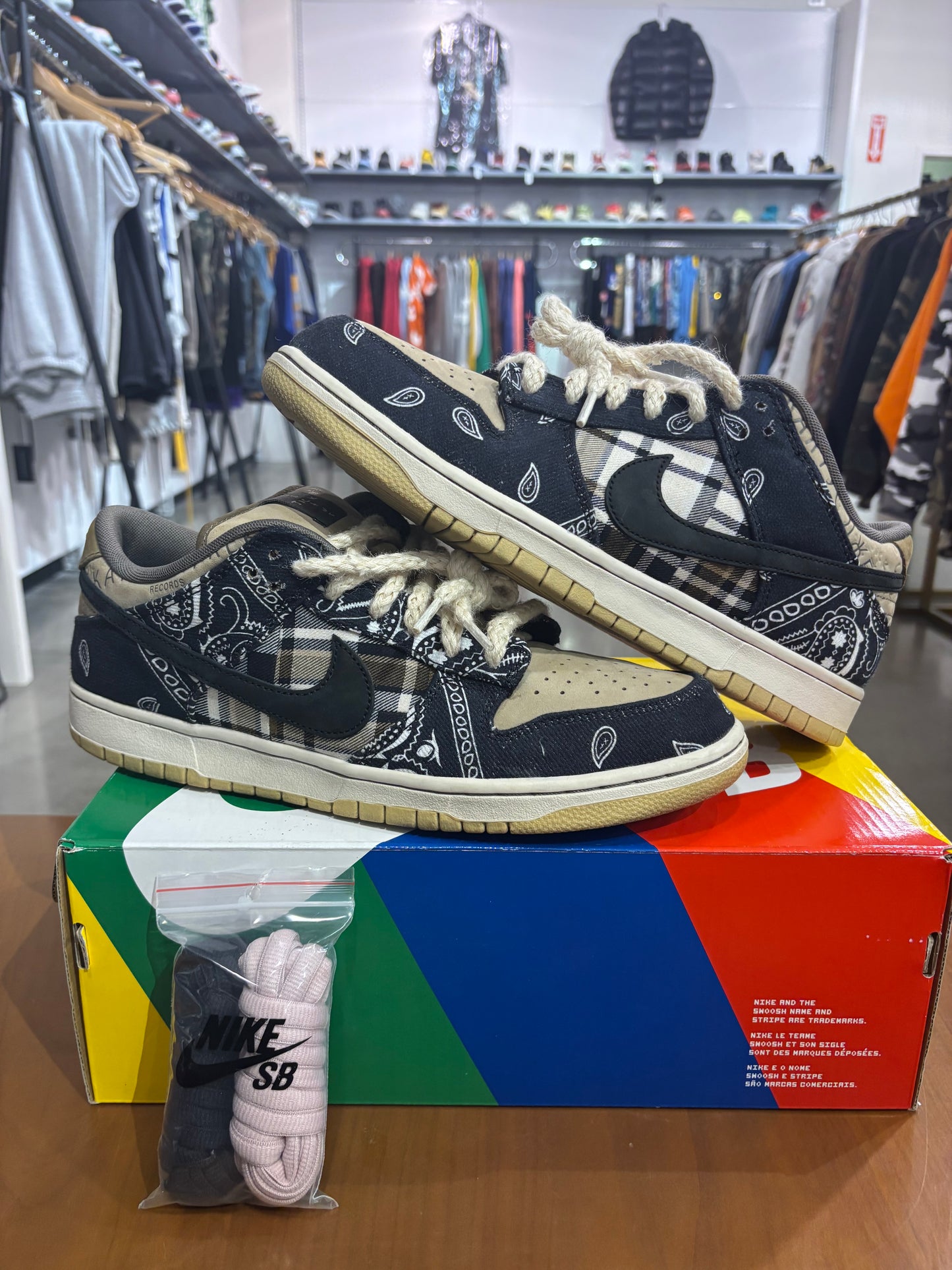 Preowned Travis Scott Nike SB Dunk Low