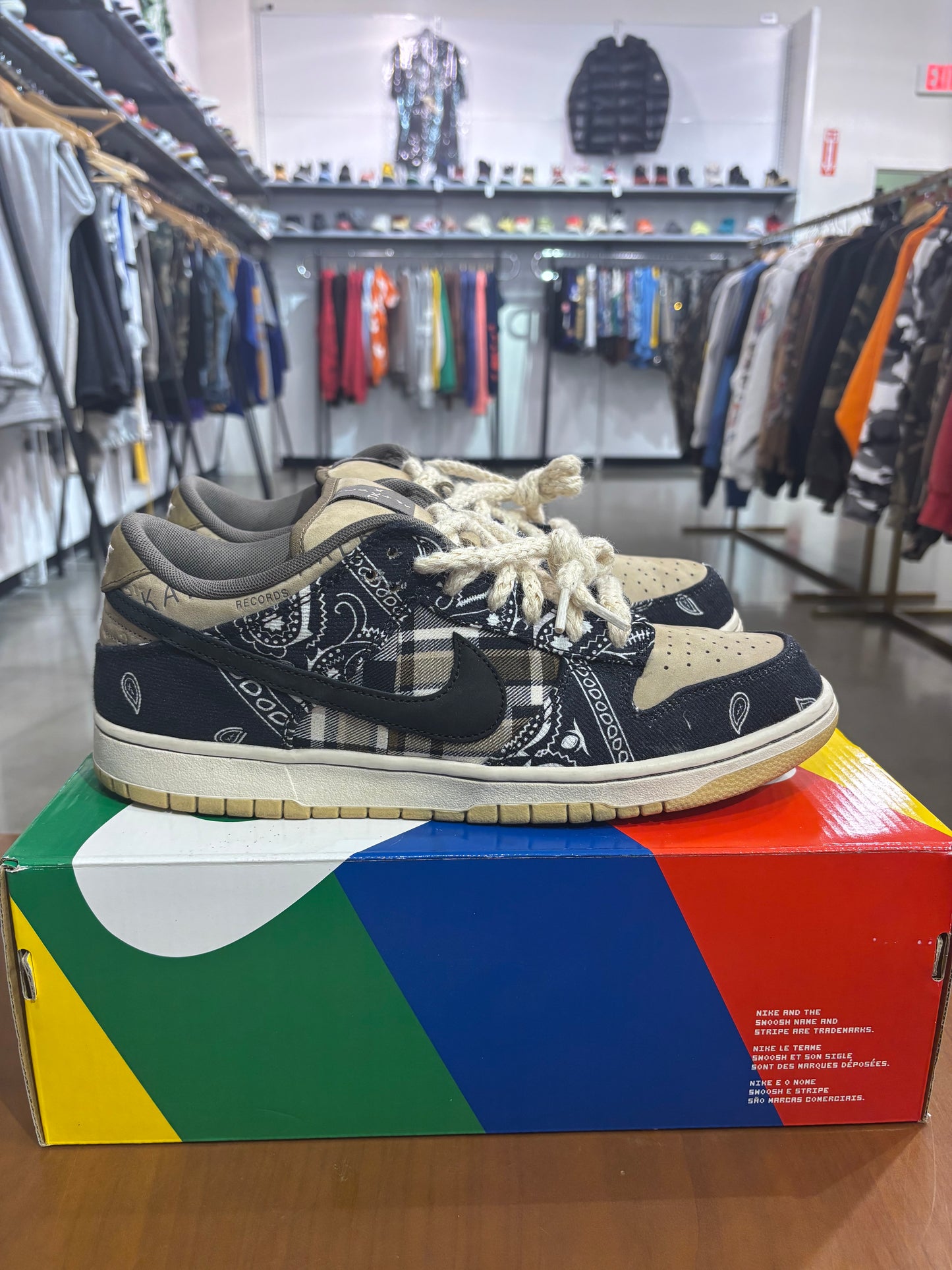 Preowned Travis Scott Nike SB Dunk Low