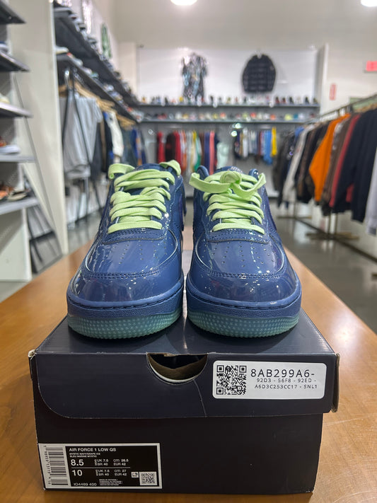 Nike Air Force 1 Patent Leather Mystic Navy Grape Ice
