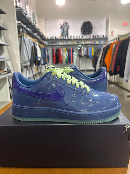 Nike Air Force 1 Patent Leather Mystic Navy Grape Ice