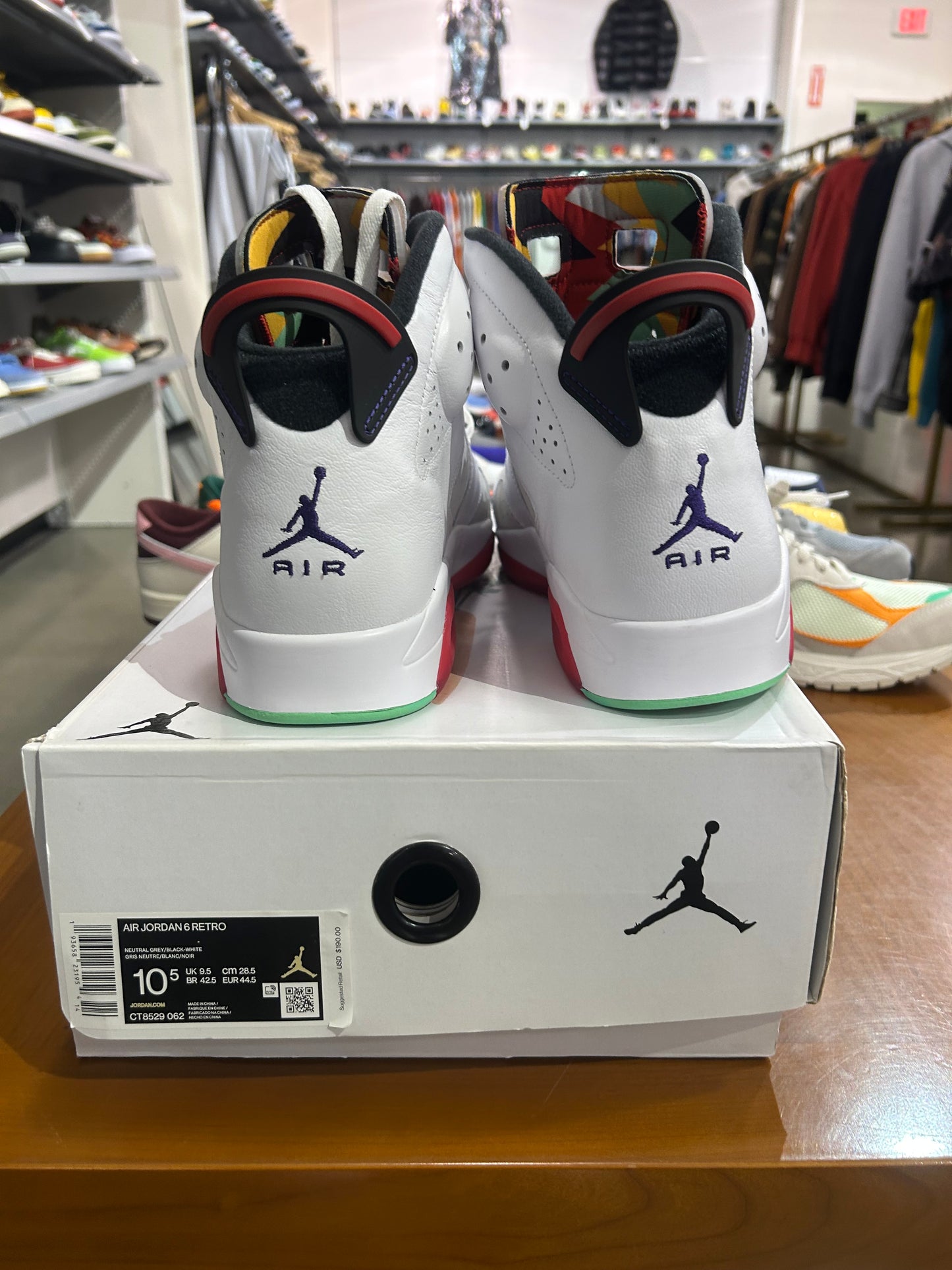 Preowned Air Jordan 6 Hare