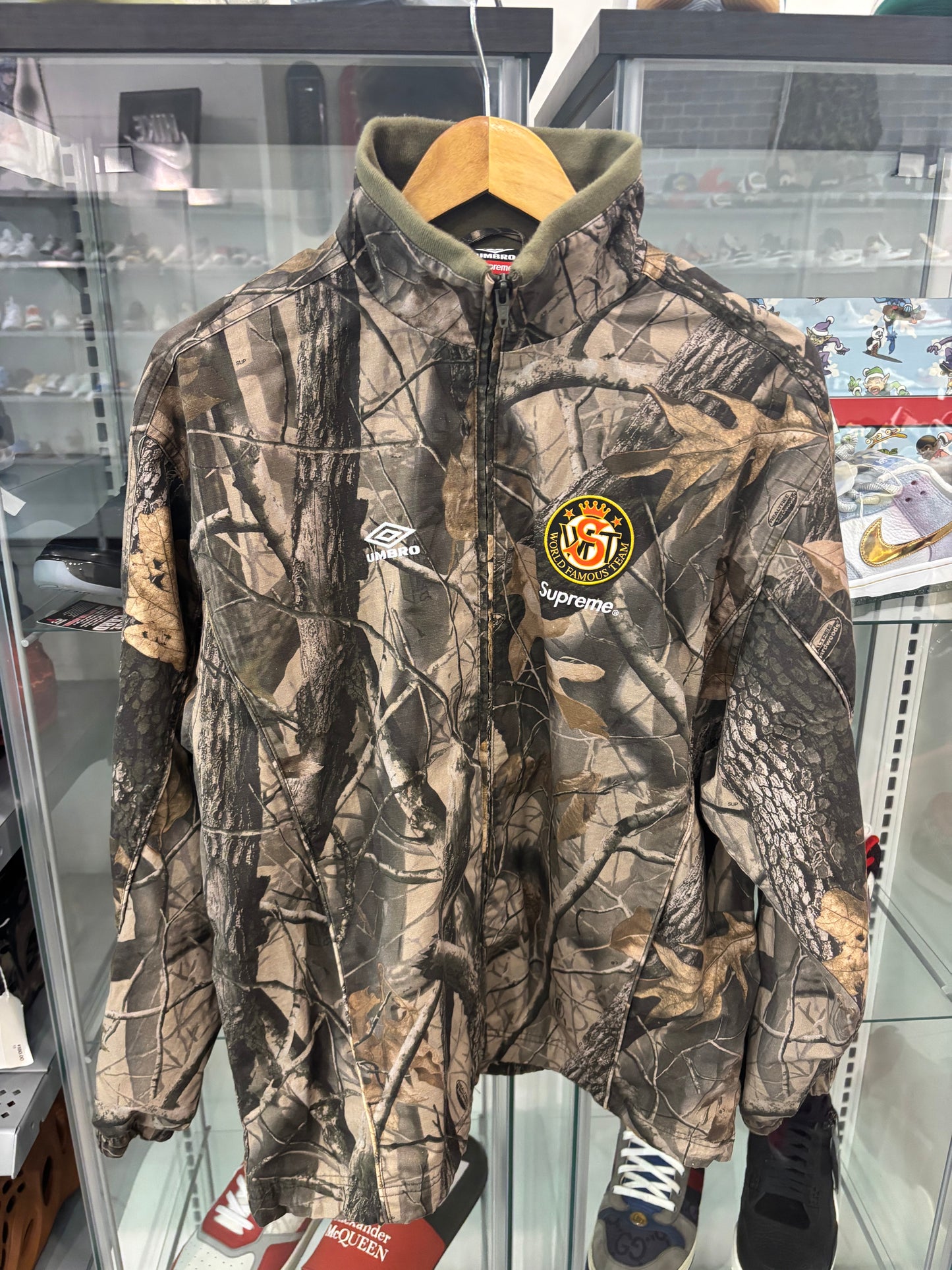 Preowned Supreme Umbro Cotton Ripstop Track Jacket (SS26) Realtree Hardwoods Camo