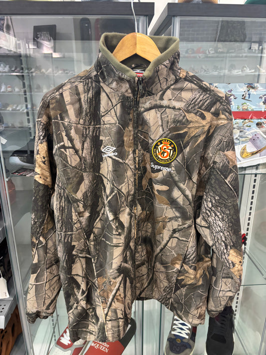 Preowned Supreme Umbro Cotton Ripstop Track Jacket (SS26) Realtree Hardwoods Camo