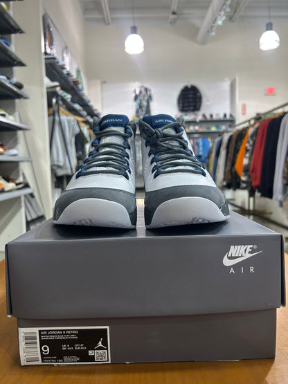 Air Jordan 9 Flint Grey French Blue