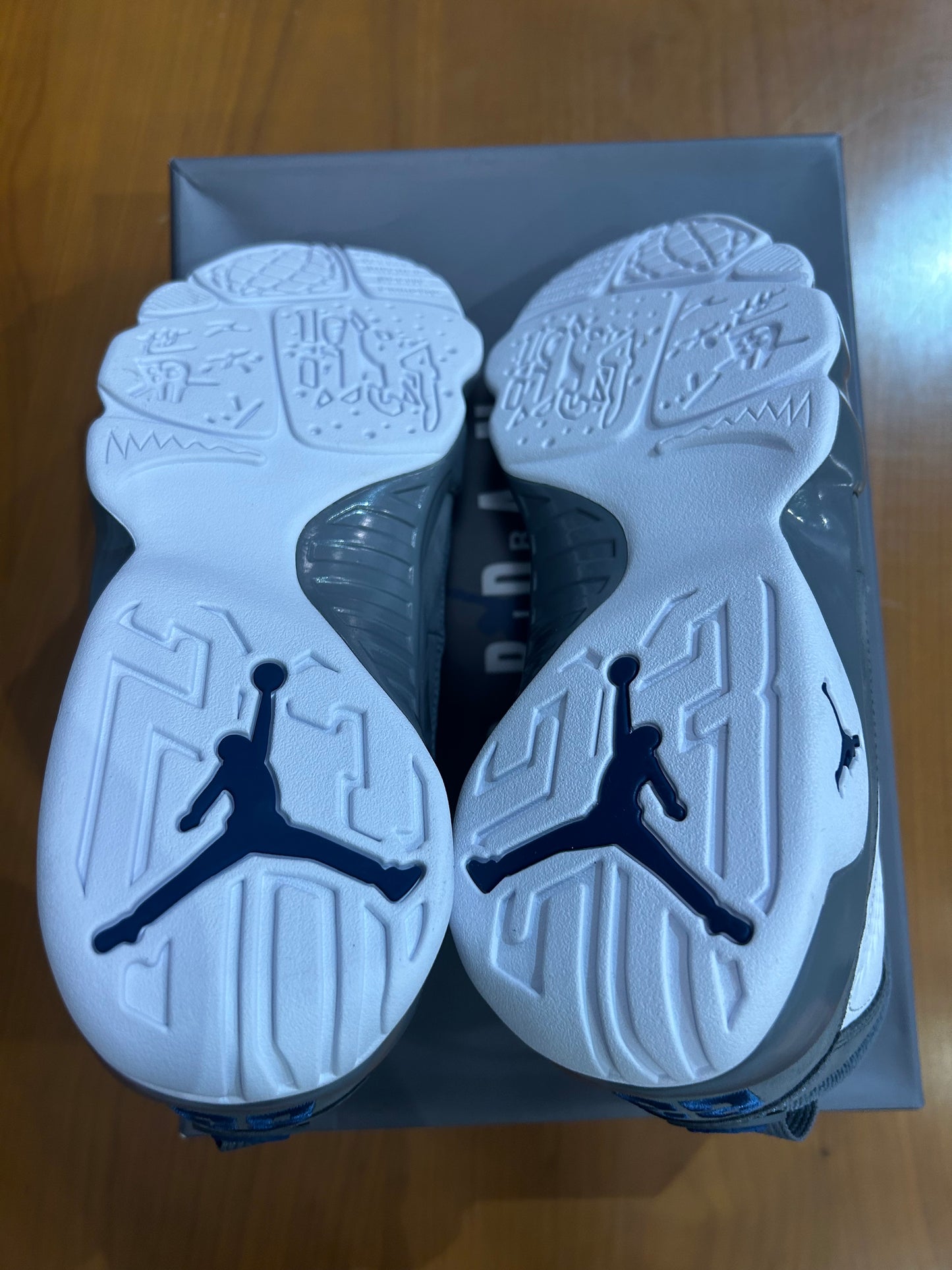 Air Jordan 9 Flint Grey French Blue