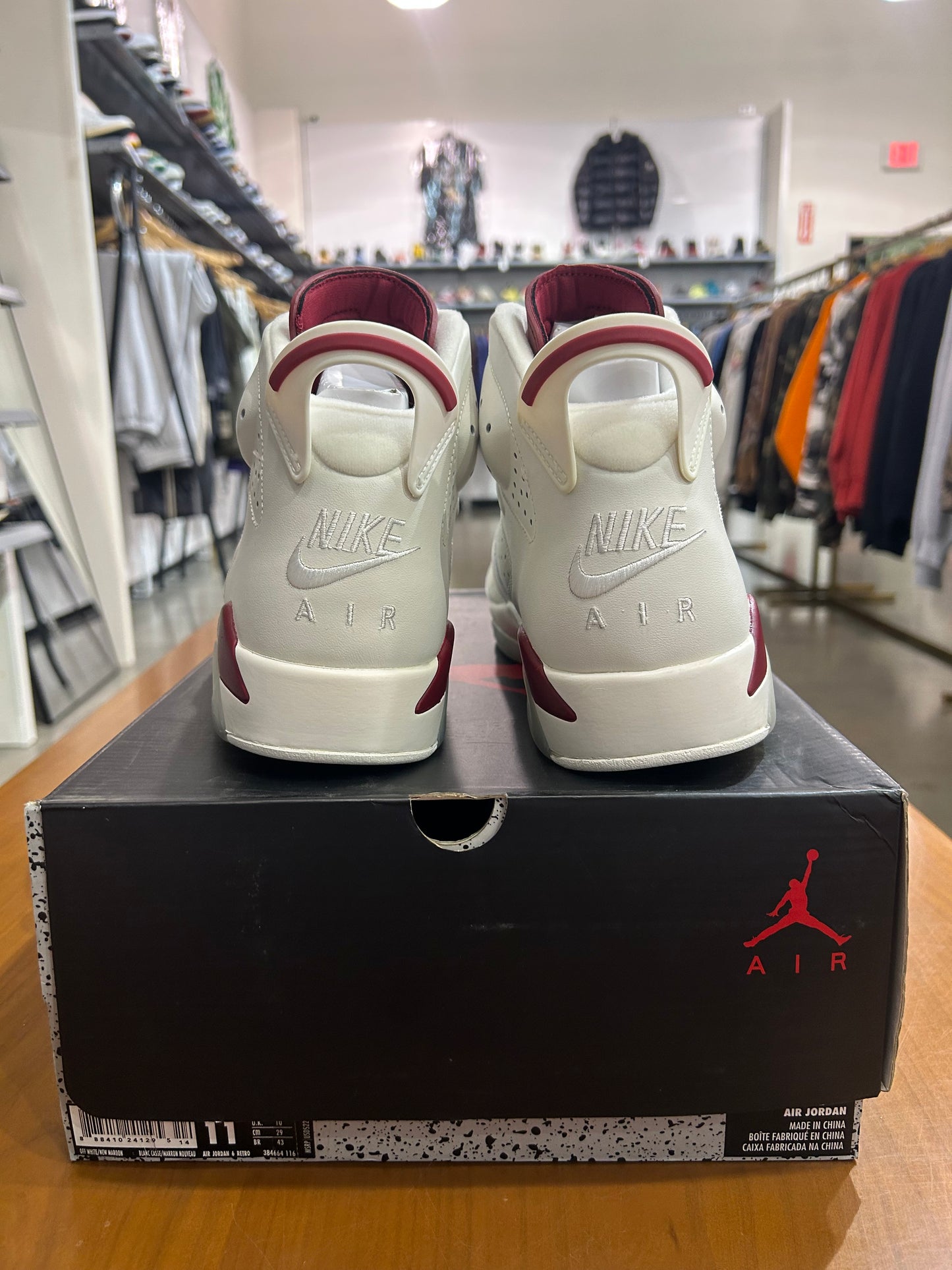 Air Jordan 6 Maroon