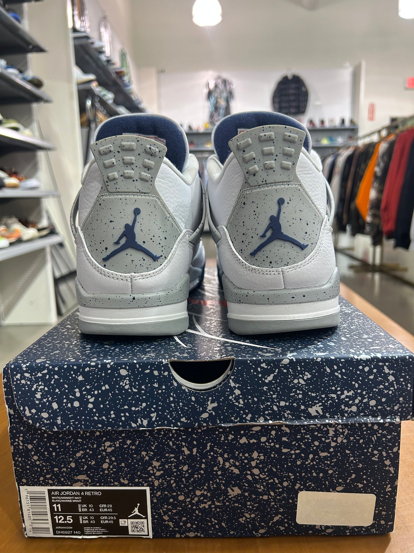 Preowned Air Jordan 4 Midnight Navy