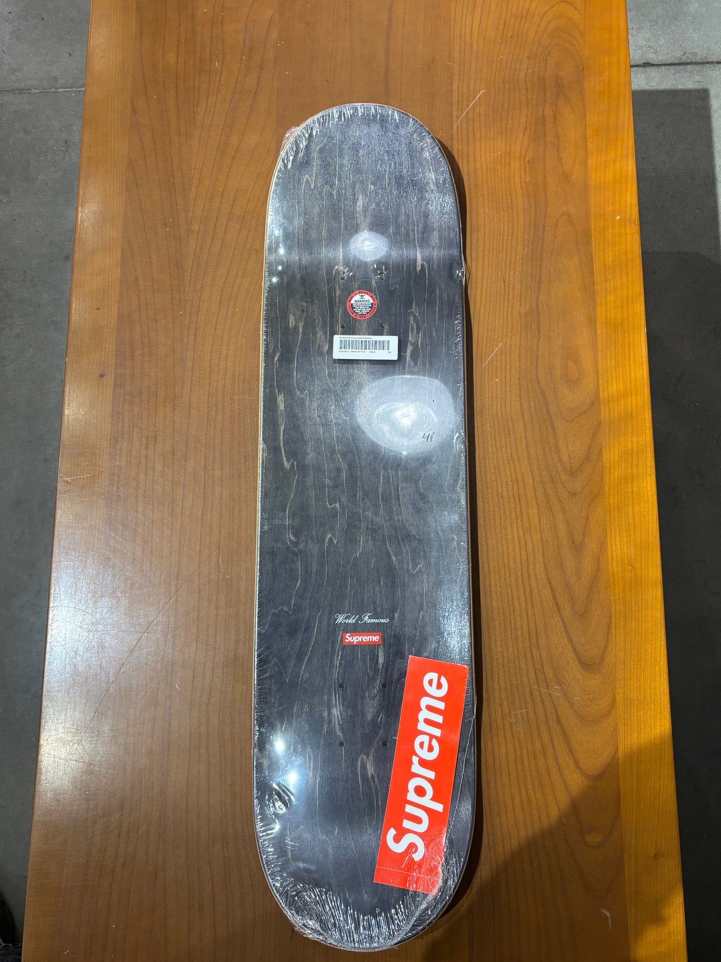 Supreme Bling Box Logo Skateboard Deck (SS22) Gold