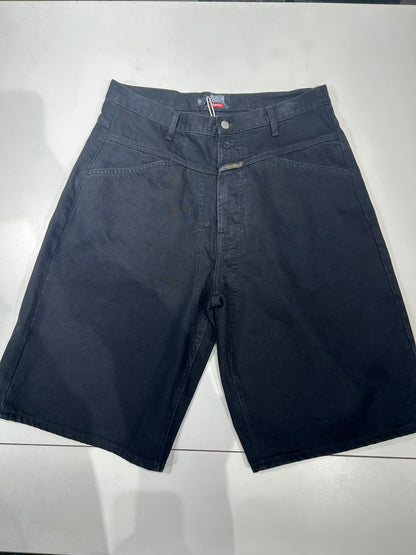 Supreme Repeat Jacquard Double Knee Denim Short Black
