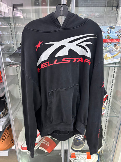 Preowned Hellstar Sport Logo Hoodie Black