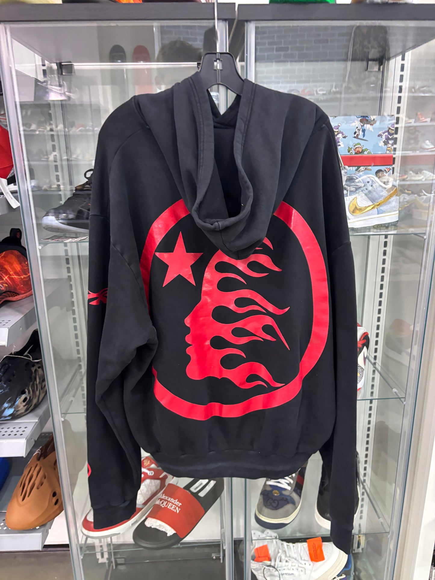 Preowned Hellstar Sport Logo Hoodie Black