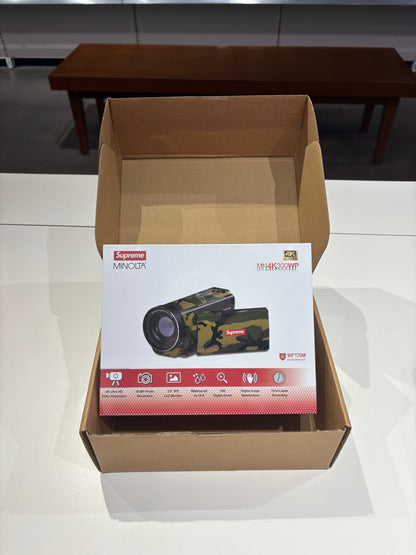 Supreme Minolta MN4K300WP Waterproof Camcorder Woodland Camo