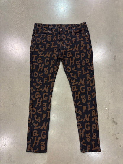 Preowned Ksubi Van Winkle Alphabet Street Jeans