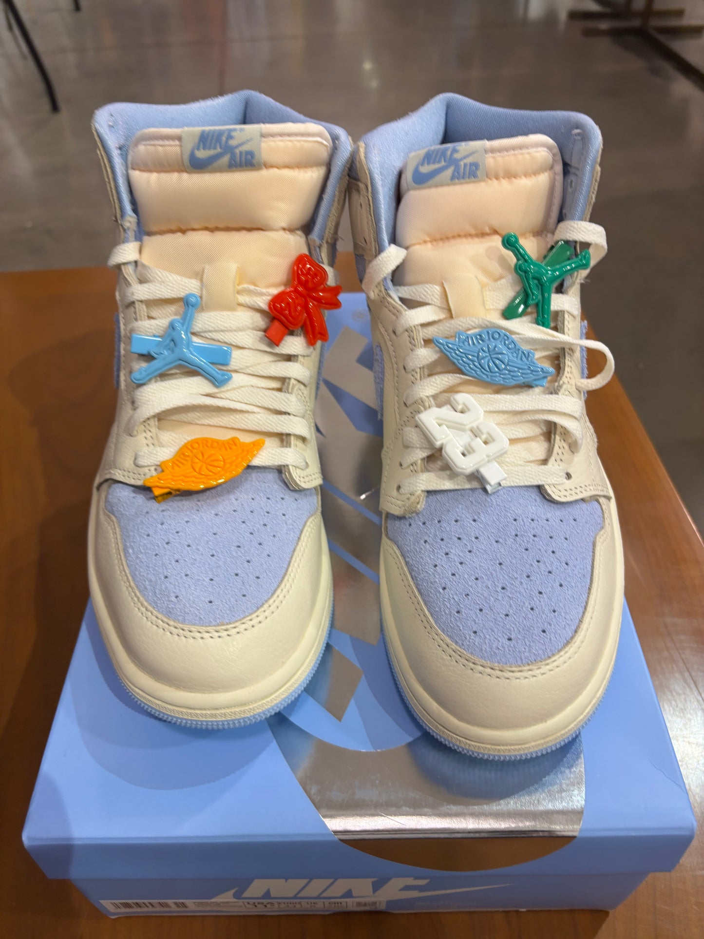 Air Jordan 1 Pale Ivory Physic Blue
