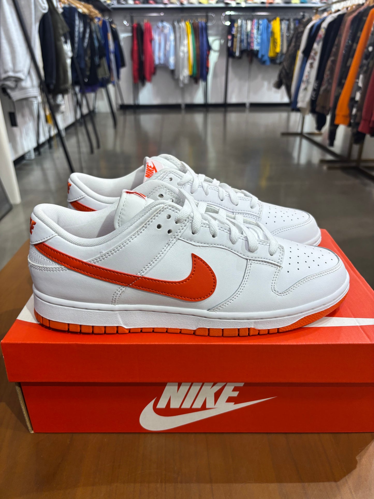 Nike Dunk Low White Picante Red