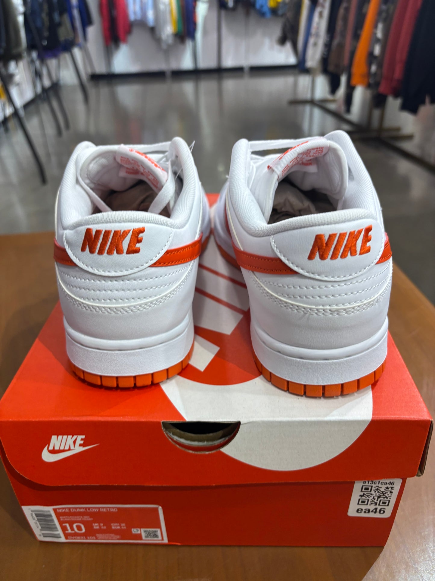 Nike Dunk Low White Picante Red
