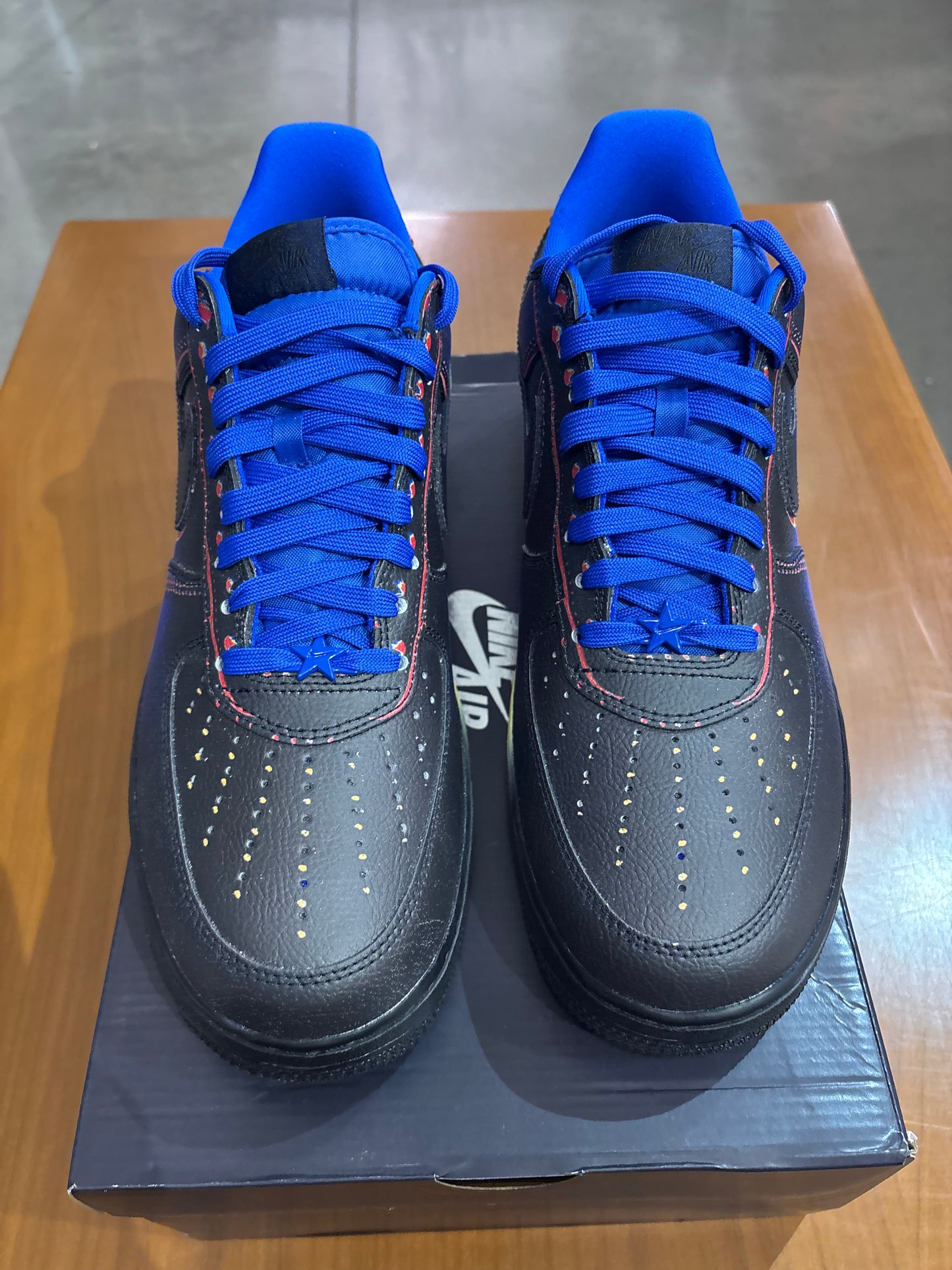 Air Force 1 Low Heat Map Black Racer Blue