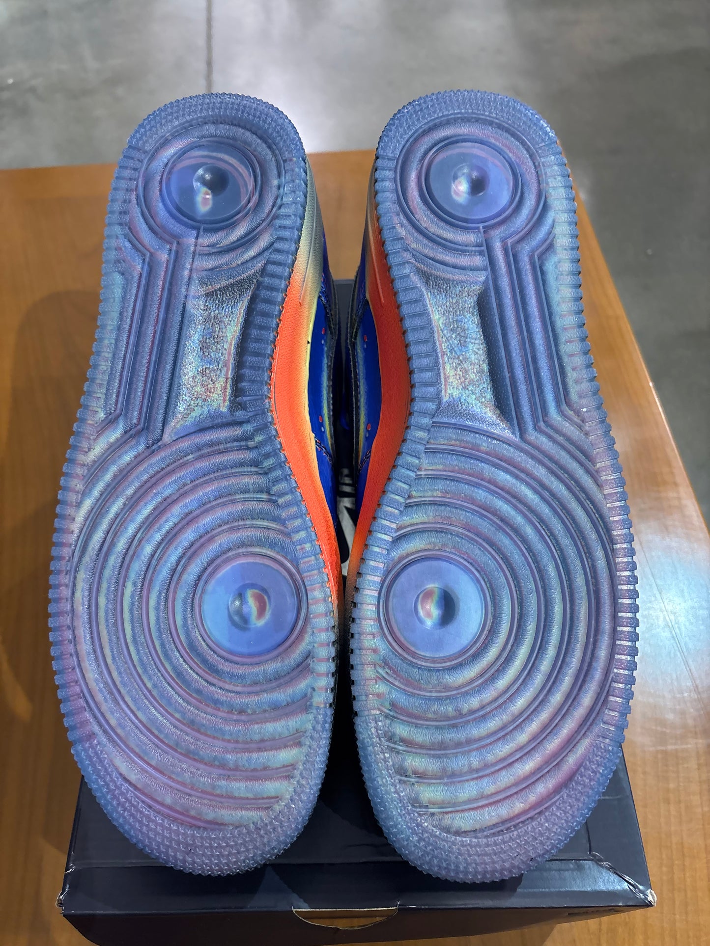 Air Force 1 Low Heat Map Black Racer Blue
