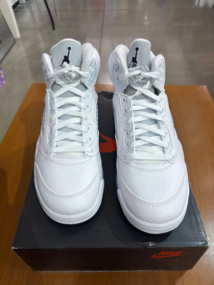 Air Jordan 5 White Metallic