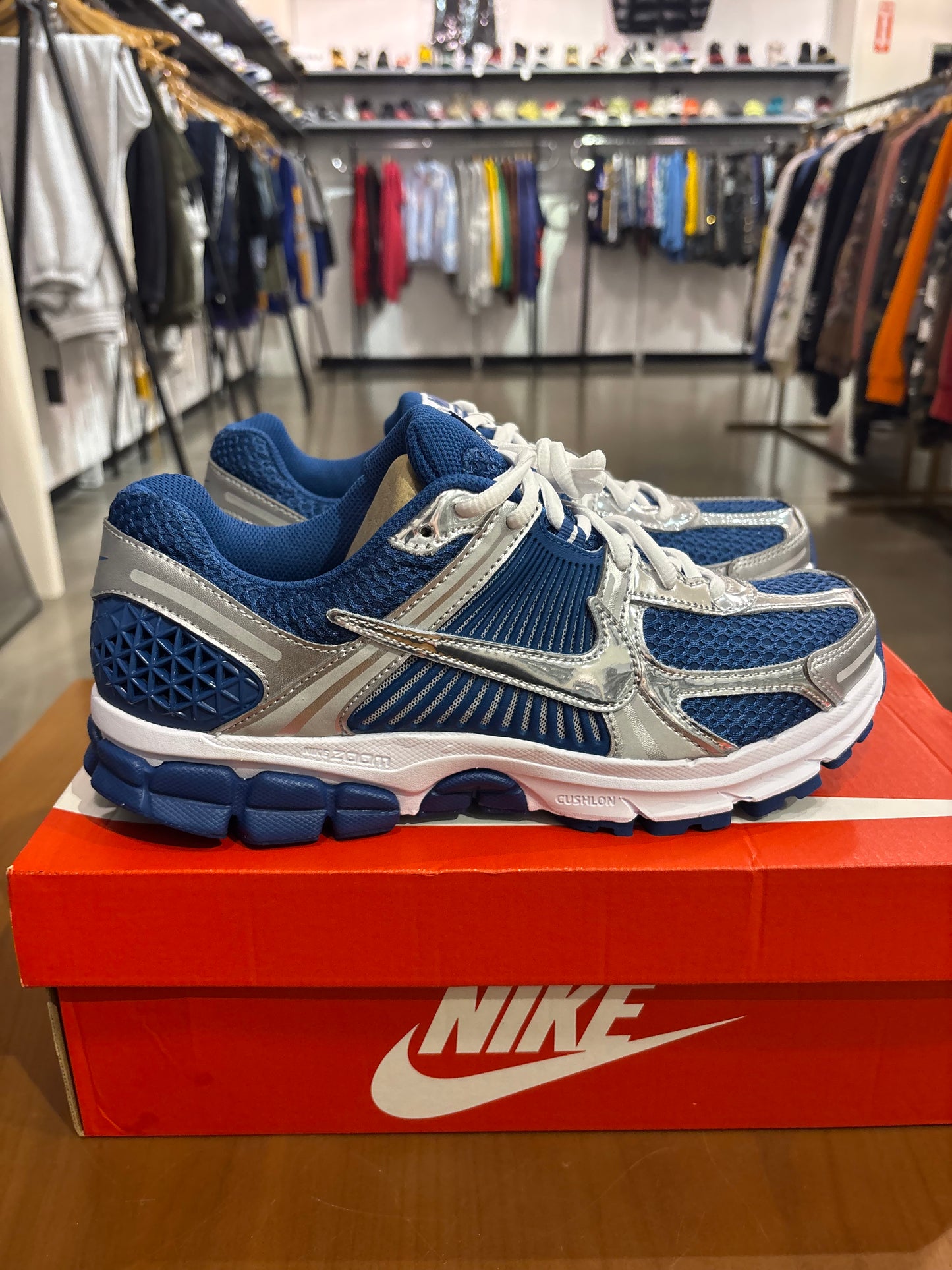 Nike Vomero 5 Court Blue Metallic Silver