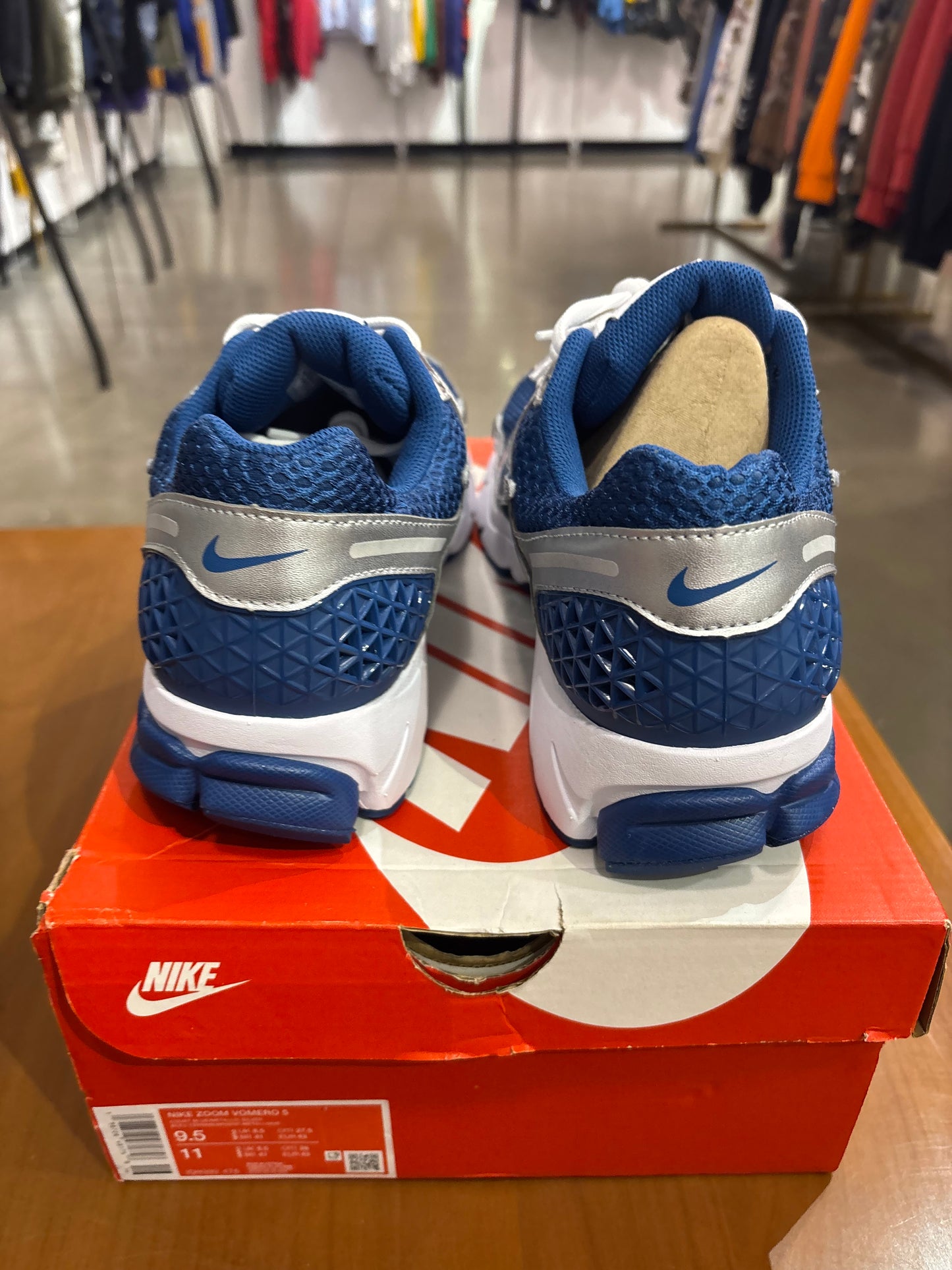 Nike Vomero 5 Court Blue Metallic Silver
