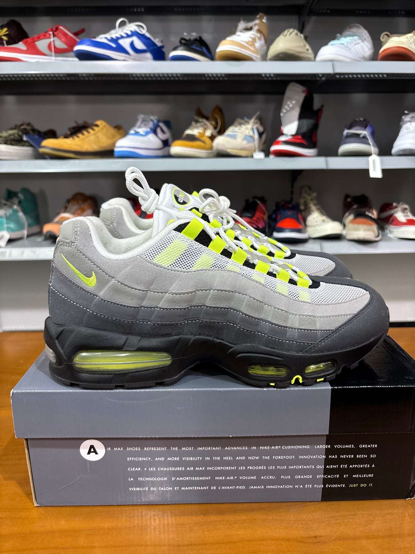 Preowned Air Max 95 Big Bubble Neon
