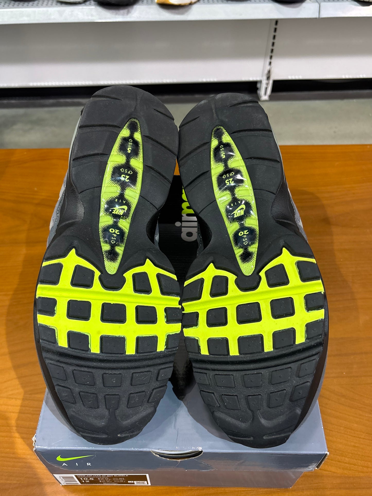 Preowned Air Max 95 Big Bubble Neon