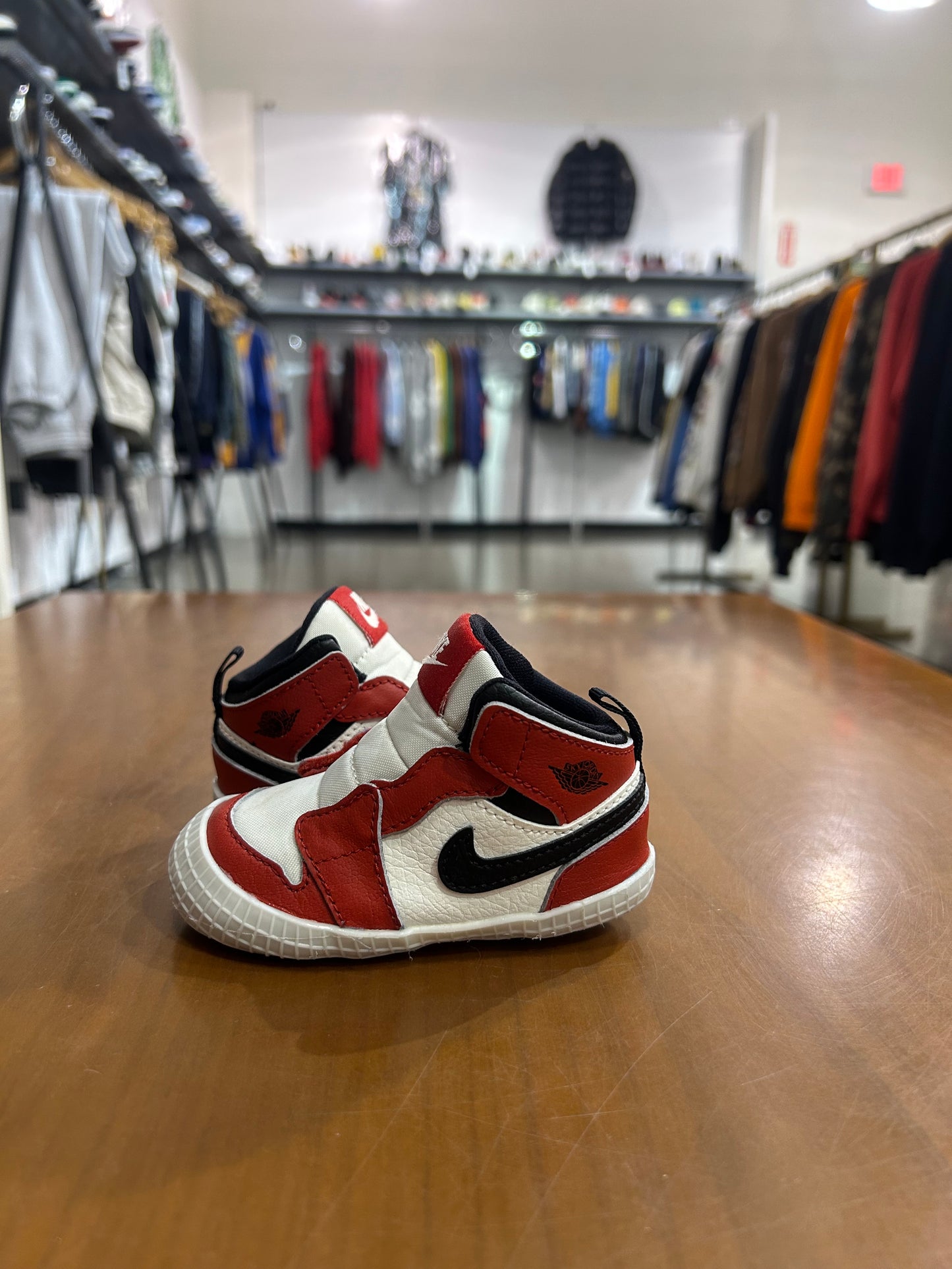 Preowned Air Jordan 1 Lost and Found Crib Bootie