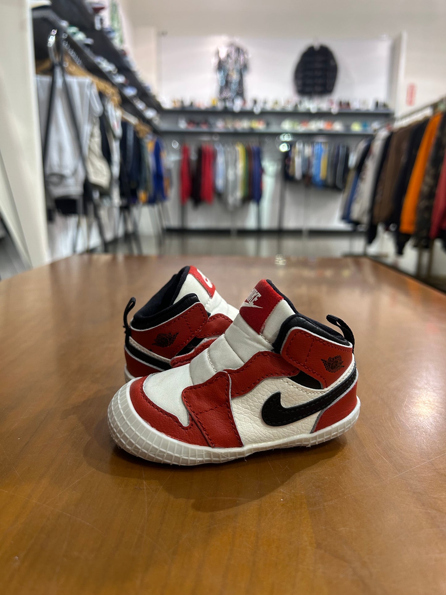 Preowned Air Jordan 1 Lost and Found Crib Bootie