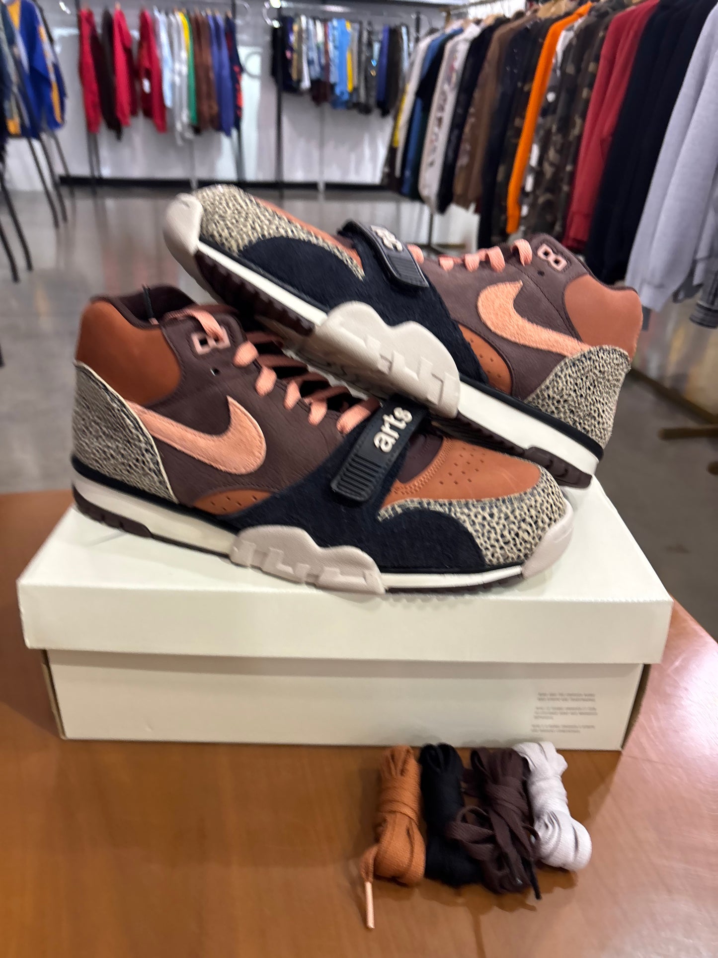 Preowned Nike SB Air Trainer 1 Arts-Rec Limestone