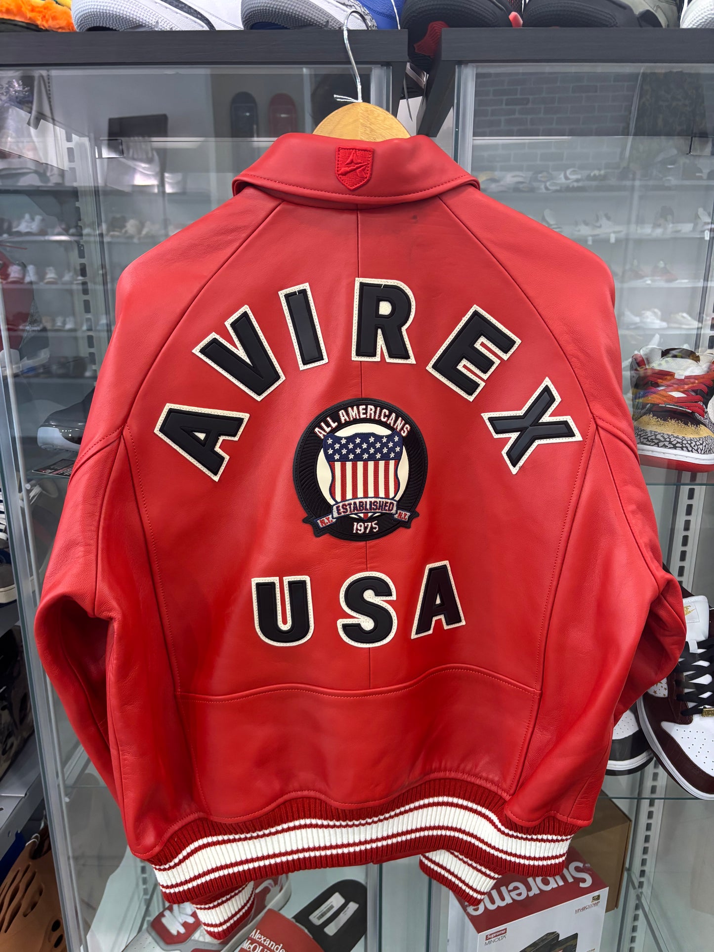 Preowned Avirex Jacket Red
