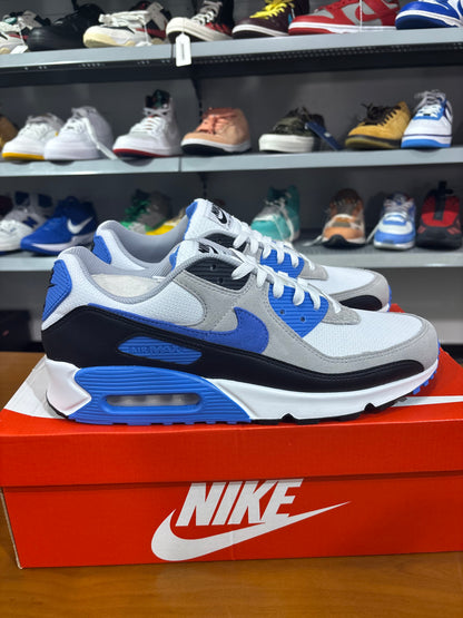 Nike Air Max 90 White Blue Crystal
