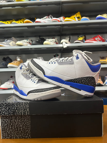 Preowned Air Jordan 3 Racer Blue