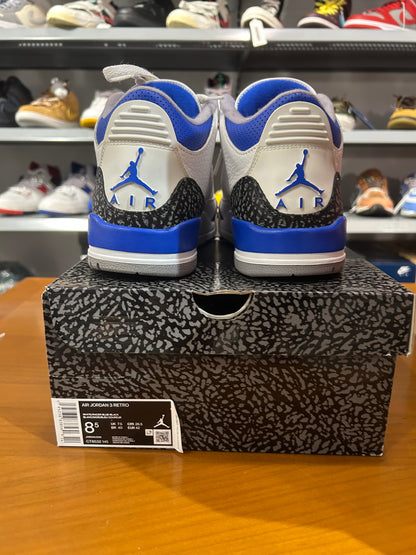 Preowned Air Jordan 3 Racer Blue
