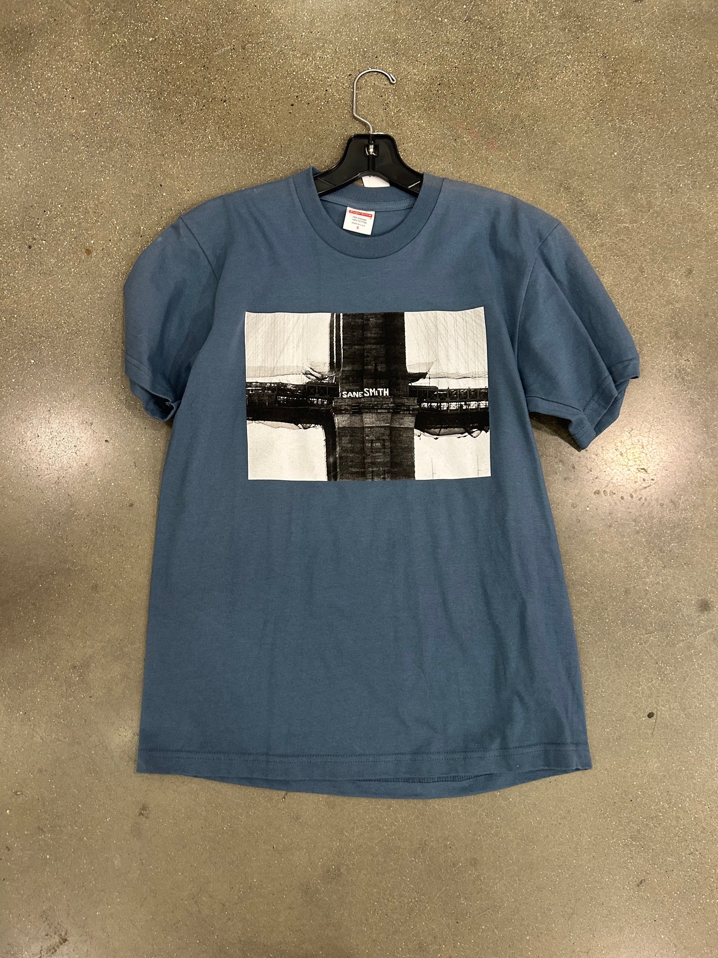 Preowned Supreme Bridge Tee Slate