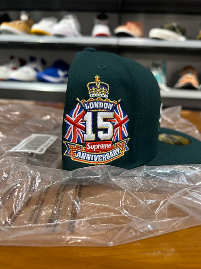 Supreme Shop Box Logo New Era 59Fifty Fitted Hat Green