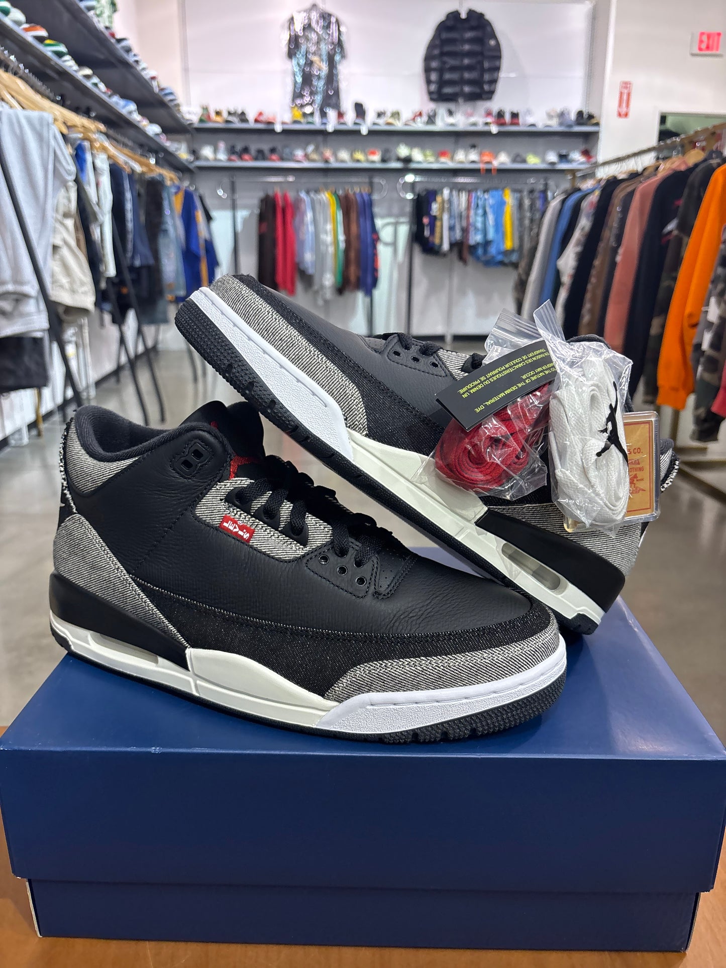 Air Jordan 3 Levis Black