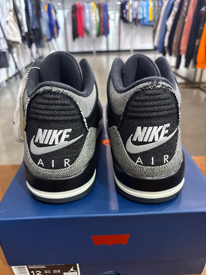 Air Jordan 3 Levis Black