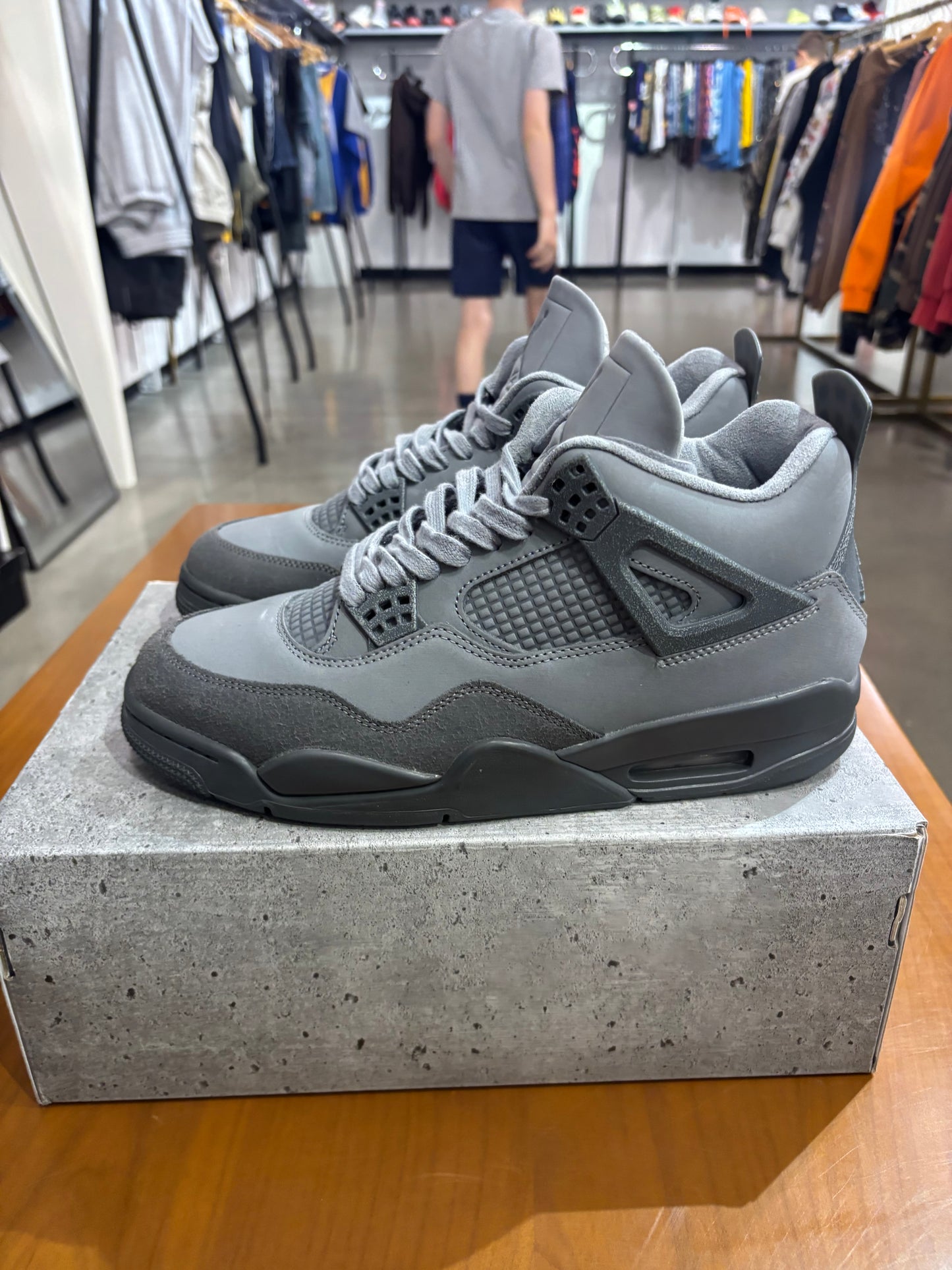 Preowned Air Jordan 4 Paris Wet Cement