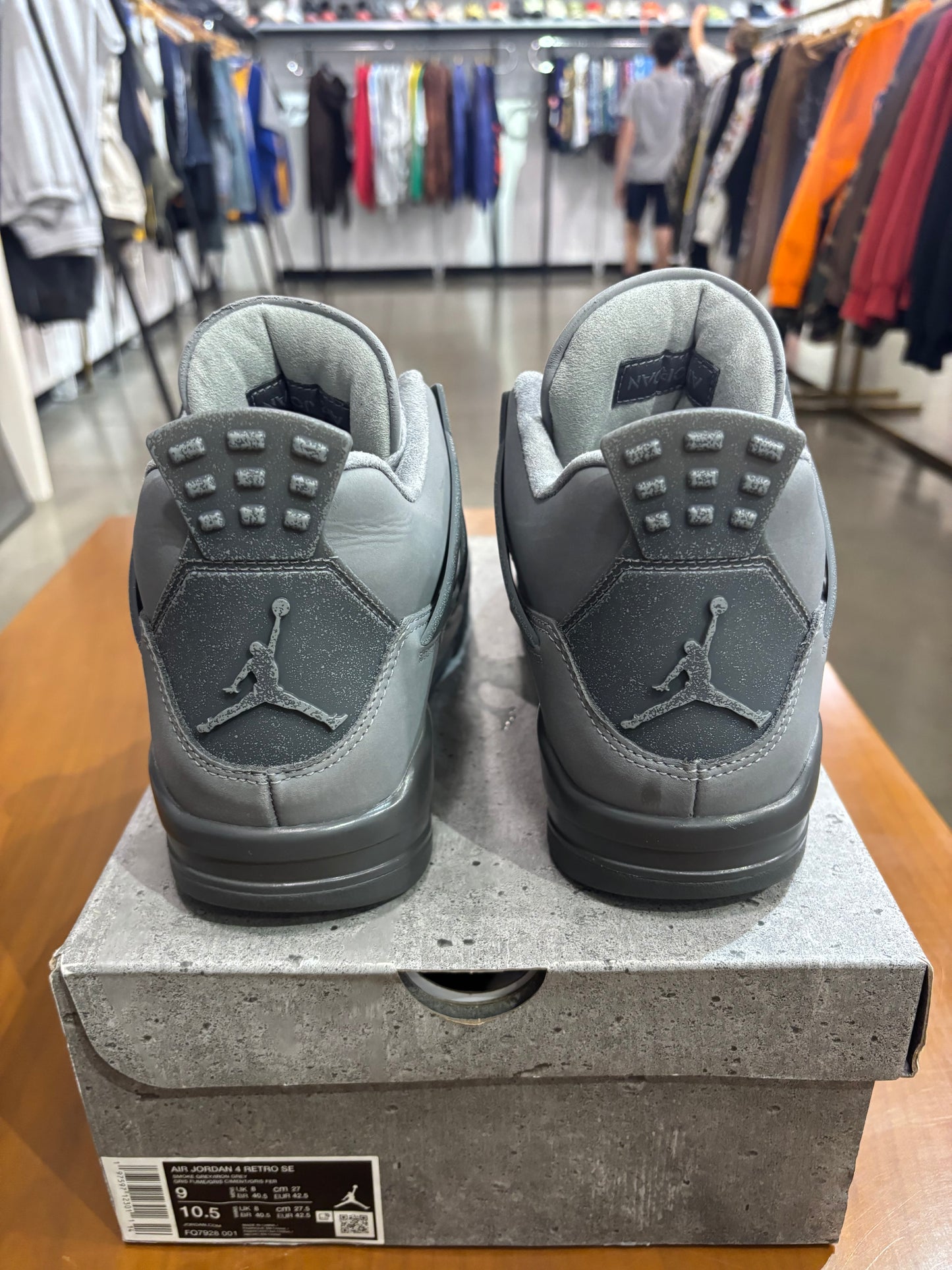 Preowned Air Jordan 4 Paris Wet Cement