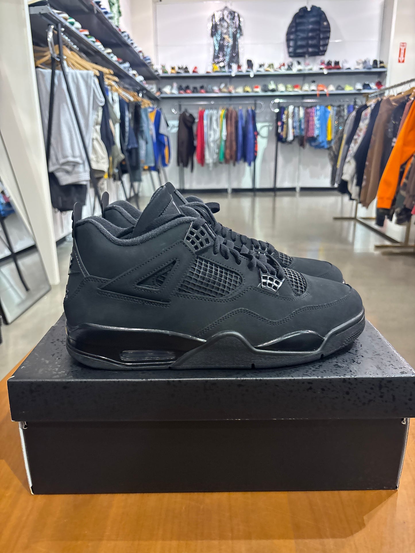 Preowned Air Jordan 4 Black Cat