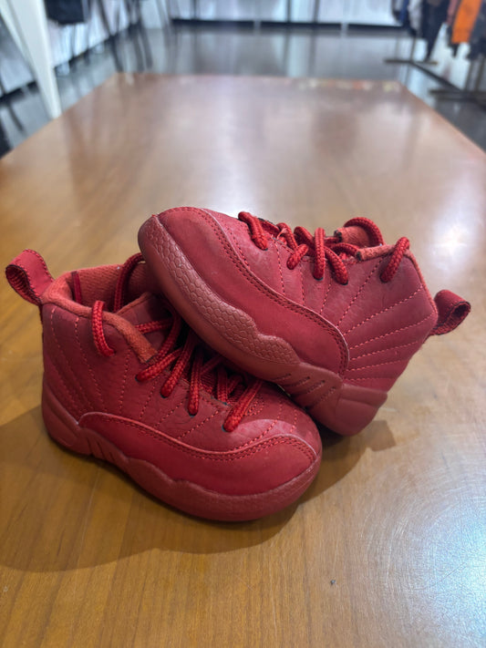 Preowned Air Jordan 12 Gym Red