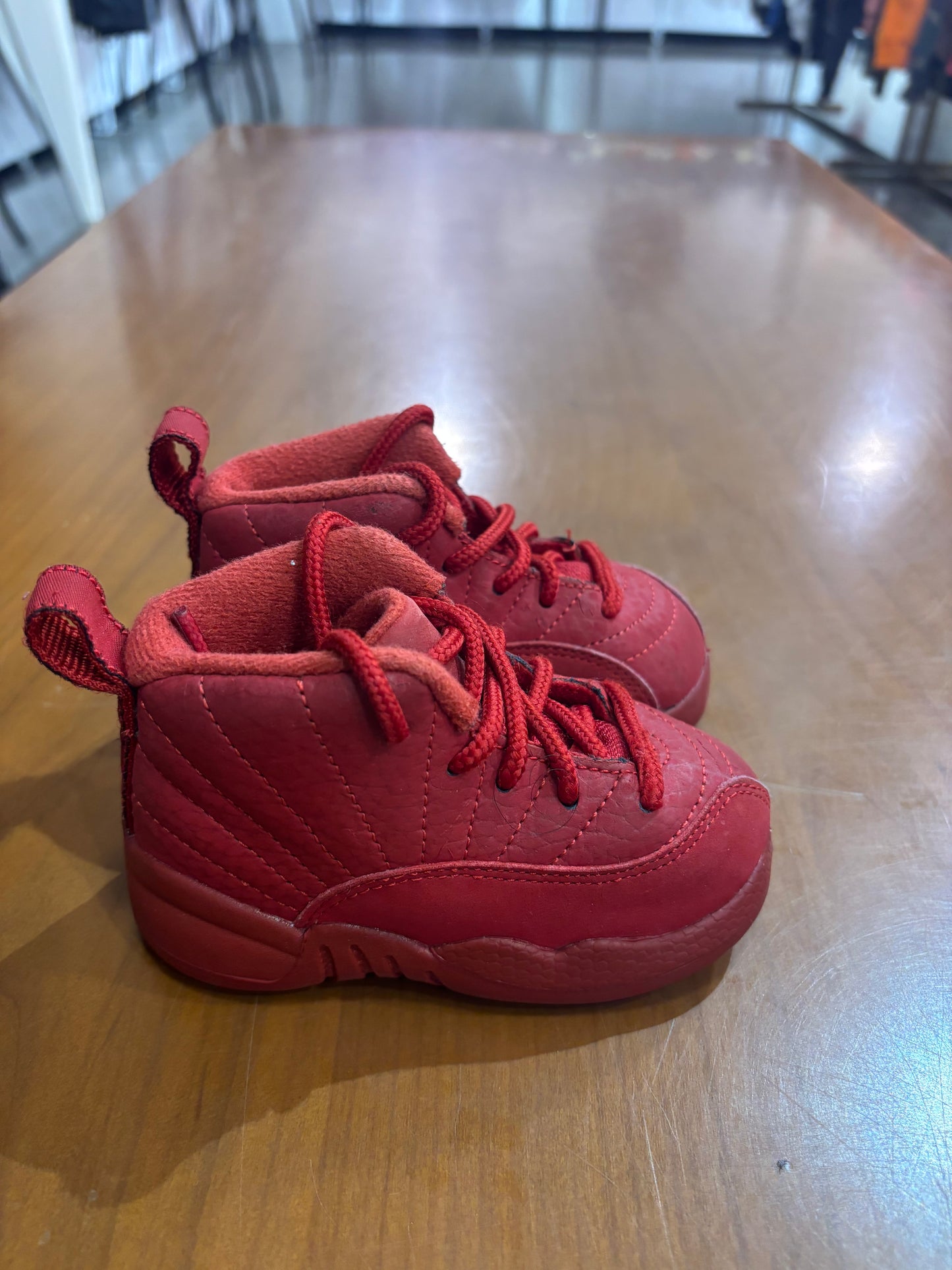 Preowned Air Jordan 12 Gym Red