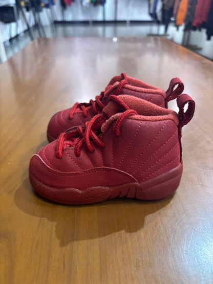 Preowned Air Jordan 12 Gym Red